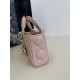 Mini D-Joy Micro Series, Bag Comes with Two Straps, Classic Diamond Design, Sheepskin, Size: 16*5*9cm