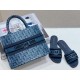 Denim Gradient Medium Tote Series, Size: 36*16*28cm