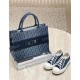 Denim Gradient Medium Tote Series, Size: 36*16*28cm