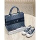 Denim Gradient Medium Tote Series, Size: 36*16*28cm