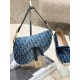 Saddle Bag Denim Gradient Large Size Series, Size: 25.5*6*20cm