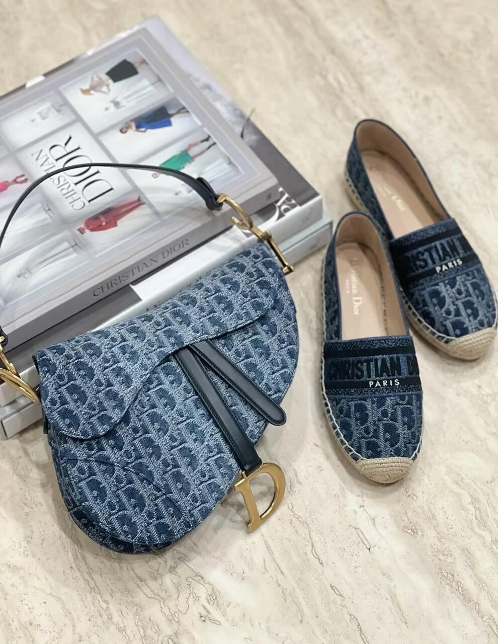 Saddle Bag Denim Gradient Large Size Series, Size: 25.5*6*20cm