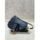 Saddle Bag Denim Gradient Large Size Series, Size: 25.5*6*20cm