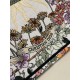 Four Seasons Tote Series, Flower Embroidery Pattern, Large Size: 36*18*28cm