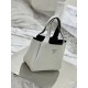 Vegetable Basket Bucket Bag (Large) Soft and Delicate Calf Leather Vegetable Basket Tote Underarm Bag, Fully Leather Inside and Out Model: 1BG335