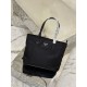 One-Shoulder Nylon Tote Bag with Saffiano Leather Long Handles, Style Number: 1BG052