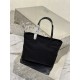 One-Shoulder Nylon Tote Bag with Saffiano Leather Long Handles, Style Number: 1BG052