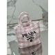 Woven tote bag (small) Made of imported raffia, handmade Model number: 1BG422