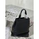 Carved Logo Handbag, Imported Calfskin, Style Number: 1BG384