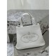 Carved Logo Handbag, Imported Calfskin, Style Number: 1BG384