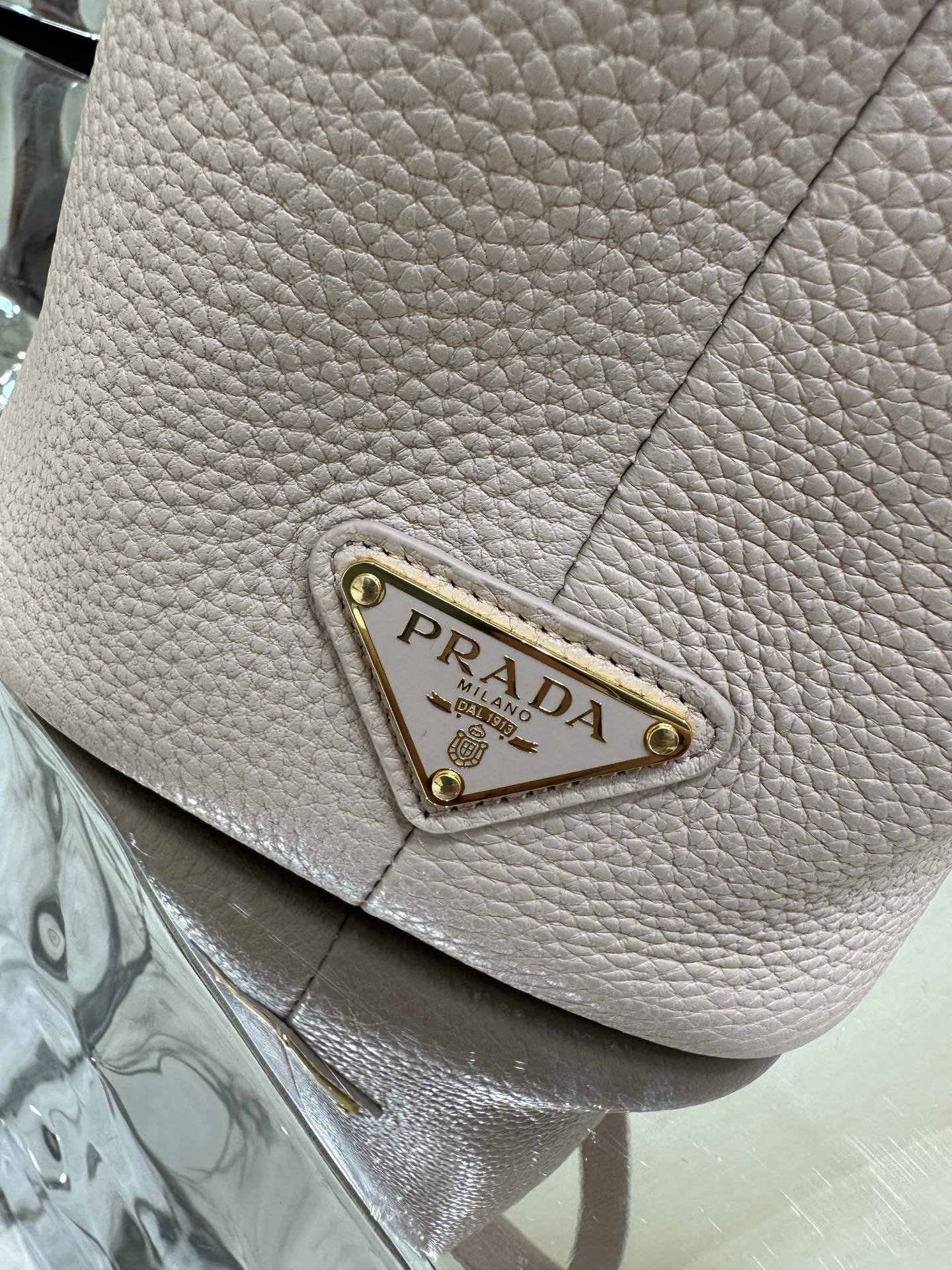 Carved Logo Handbag, Imported Calfskin, Style Number: 1BG384