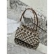 Embroidered Fabric Handbag, Style Number: 1BA368