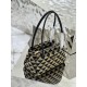 Embroidered Fabric Handbag, Style Number: 1BA368