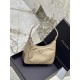 Leather Strap Hobo Women's Nylon Single Shoulder Bag, Style No: 1NE204