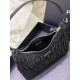 Nylon Pleated Hobo Underarm Bag, Style No: 1NE204