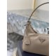 Leather Strap Hobo Women's Nylon Single Shoulder Bag, Style No: 1NE204