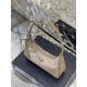 Leather Strap Hobo Women's Nylon Single Shoulder Bag, Style No: 1NE204