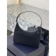 Leather Strap Hobo Women's Nylon Single Shoulder Bag, Style No: 1NE204