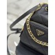 Diamond Grid Bucket Bag - Re-Nylon Recycled Nylon Single Shoulder Bag, Style No: 1BH038