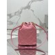 Diamond Grid Bucket Bag - Re-Nylon Recycled Nylon Single Shoulder Bag, Style No: 1BH038