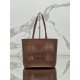 Hollow Tote Shopping Bag in Calfskin, Style No: 1BG503