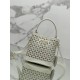 Hollow Barrel Bag "Elf" Saffiano Perforated Calfskin, Style No: 1BA217