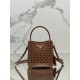 Hollow Barrel Bag "Elf" Saffiano Perforated Calfskin, Style No: 1BA217