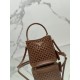 Hollow Barrel Bag "Elf" Saffiano Perforated Calfskin, Style No: 1BA217