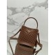 Hollow Barrel Bag "Elf" Saffiano Perforated Calfskin, Style No: 1BA217