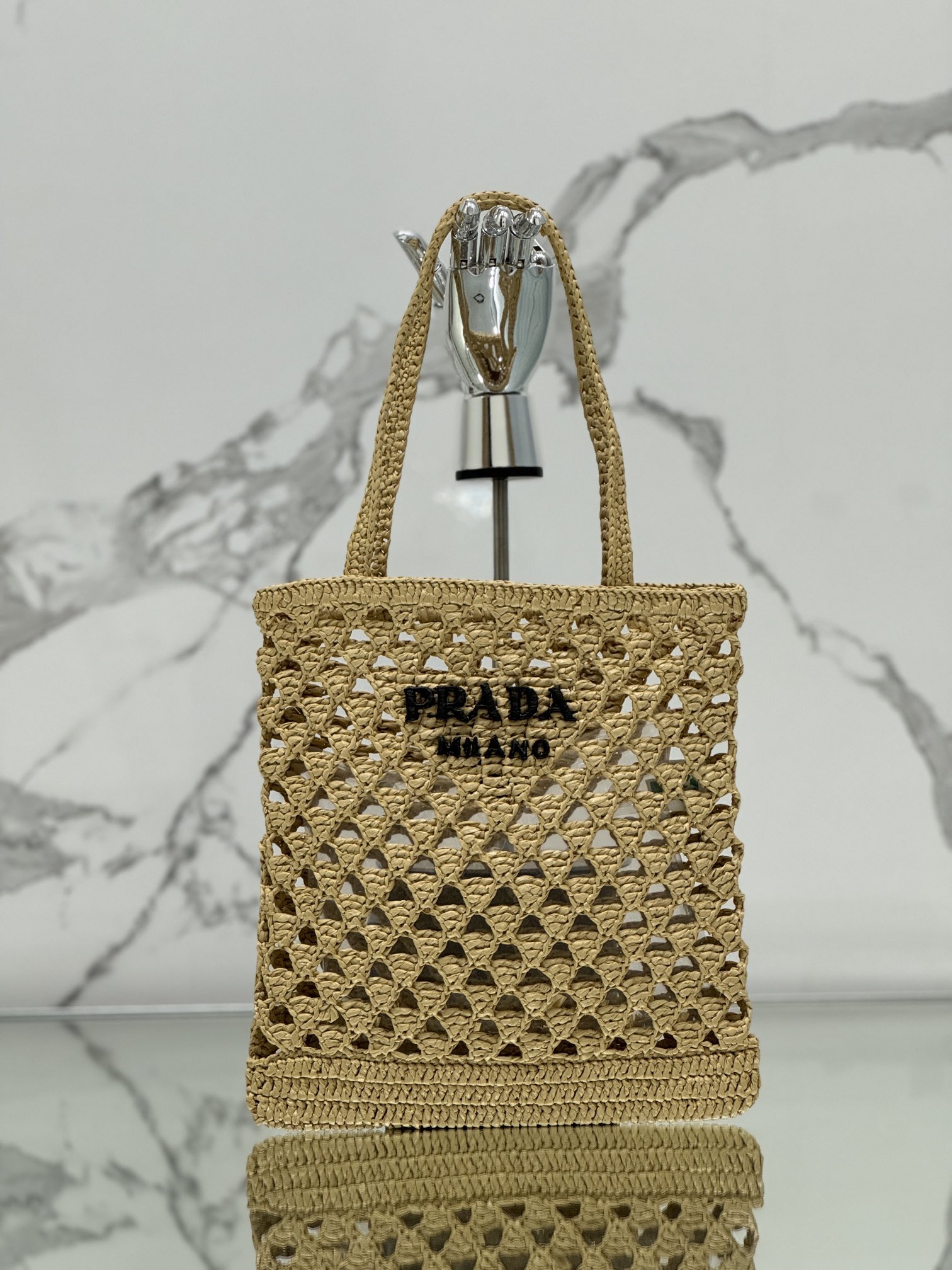 Straw Woven Shopping Bag, Style No: 1BG493