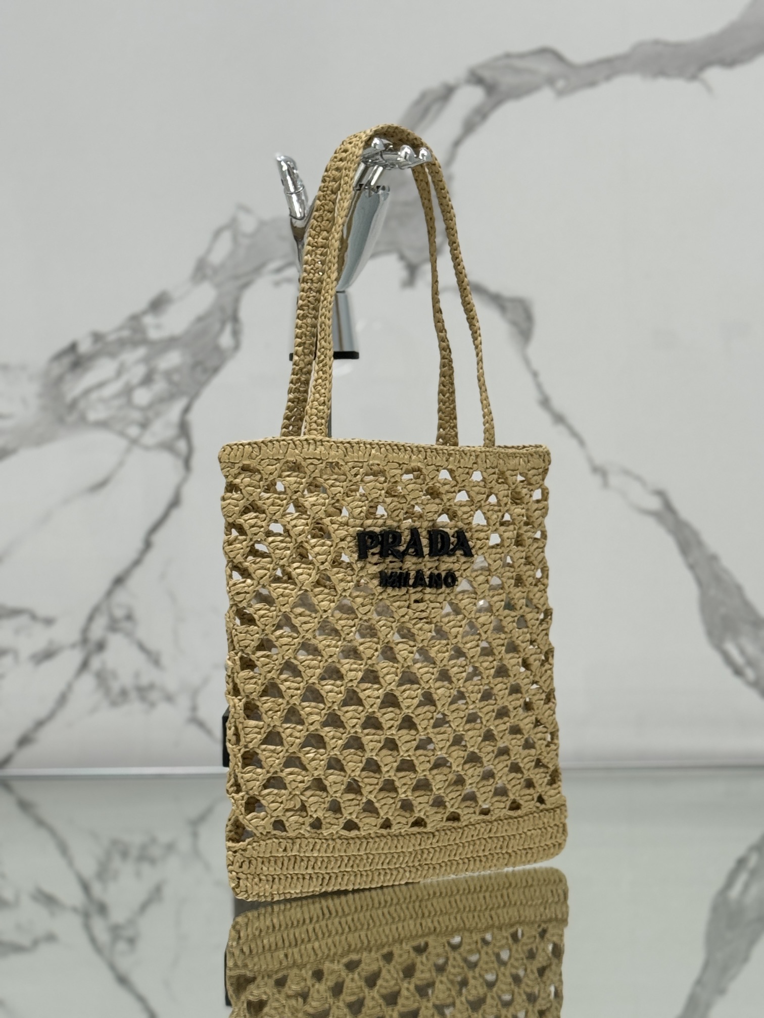 Straw Woven Shopping Bag, Style No: 1BG493