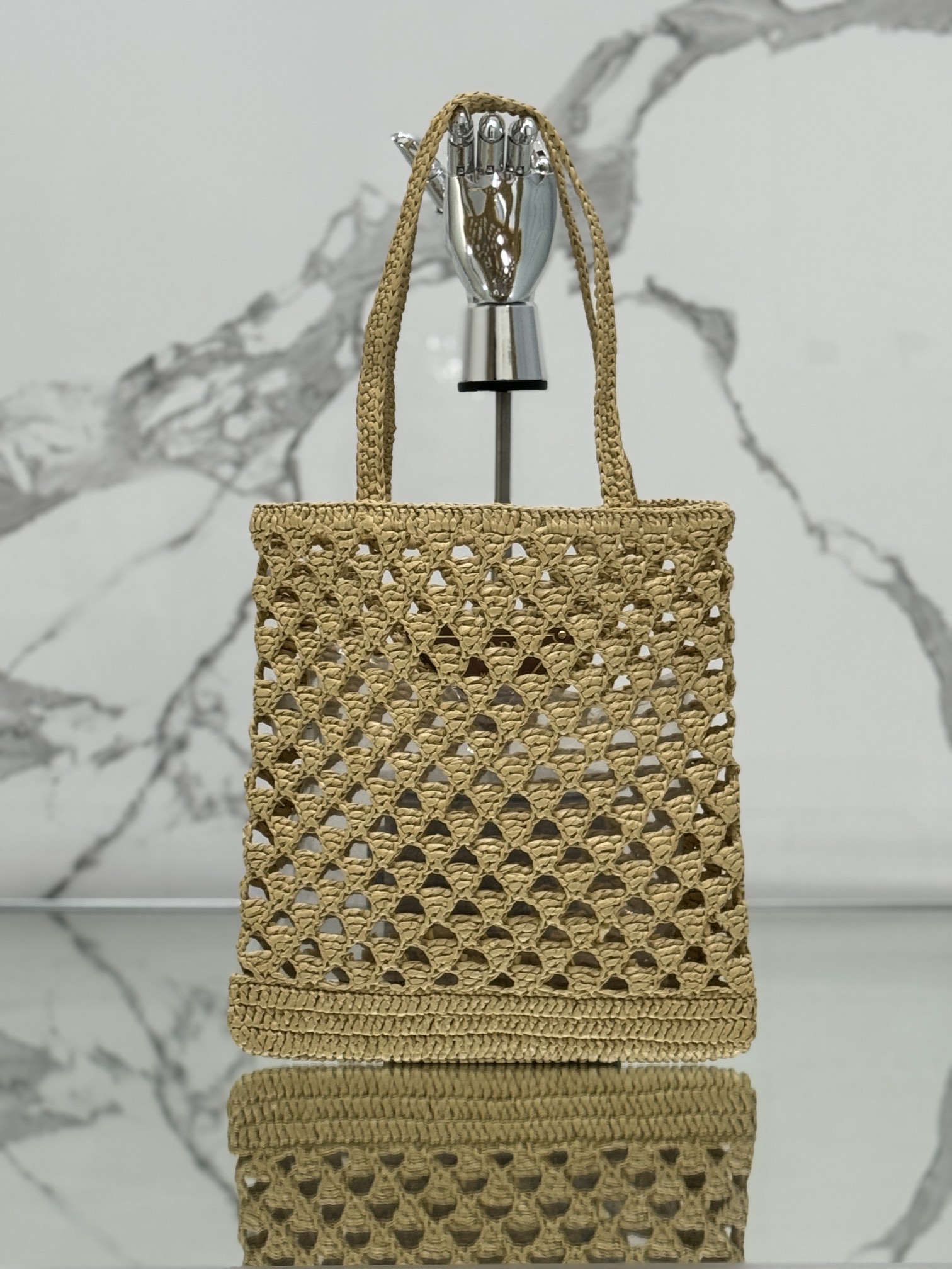 Straw Woven Shopping Bag, Style No: 1BG493