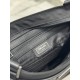 Men's Single Shoulder Bag Made with Saffiano Leather and Re-Nylon Recycled Nylon, Style No: 2VH118