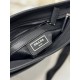 Men's Single Shoulder Bag Made with Saffiano Leather and Re-Nylon Recycled Nylon, Style No: 2VD799