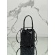 Crystal Bucket Bag Made of Crystal and Satin Materials, Style No: 1BE067