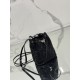 Crystal Bucket Bag Made of Crystal and Satin Materials, Style No: 1BE067