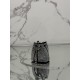 Crystal Mini Bucket Bag Made of Crystal and Satin Materials, Style No: 1NR016