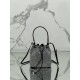 Crystal Bucket Bag Made of Crystal and Satin Materials, Style No: 1BE067