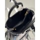 Drawstring Handbag (Small) DoubleBag Shopping Bag Double Series Imported Cowhide, Sheepskin Lining, Style Number: 1BA434