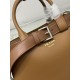 Drawstring Handbag (Small) DoubleBag Shopping Bag Double Series Imported Cowhide, Sheepskin Lining, Style Number: 1BA434