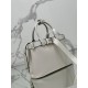 Drawstring Handbag (Small) DoubleBag Shopping Bag Double Series Imported Cowhide, Sheepskin Lining, Style Number: 1BA434