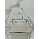 Drawstring Handbag (Small) DoubleBag Shopping Bag Double Series Imported Cowhide, Sheepskin Lining, Style Number: 1BA434