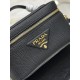 Cosmetic Bag Imported Deer Grain Leather, Sheepskin Lining, Style Number: 1BH202