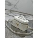 Cosmetic Bag Imported Deer Grain Leather, Sheepskin Lining, Style Number: 1BH202