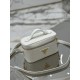 Cosmetic Bag Imported Deer Grain Leather, Sheepskin Lining, Style Number: 1BH202