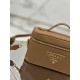 Cosmetic Bag Imported Deer Grain Leather, Sheepskin Lining, Style Number: 1BH202