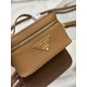 Cosmetic Bag Imported Deer Grain Leather, Sheepskin Lining, Style Number: 1BH202