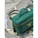 Cosmetic Bag Imported Deer Grain Leather, Sheepskin Lining, Style Number: 1BH202