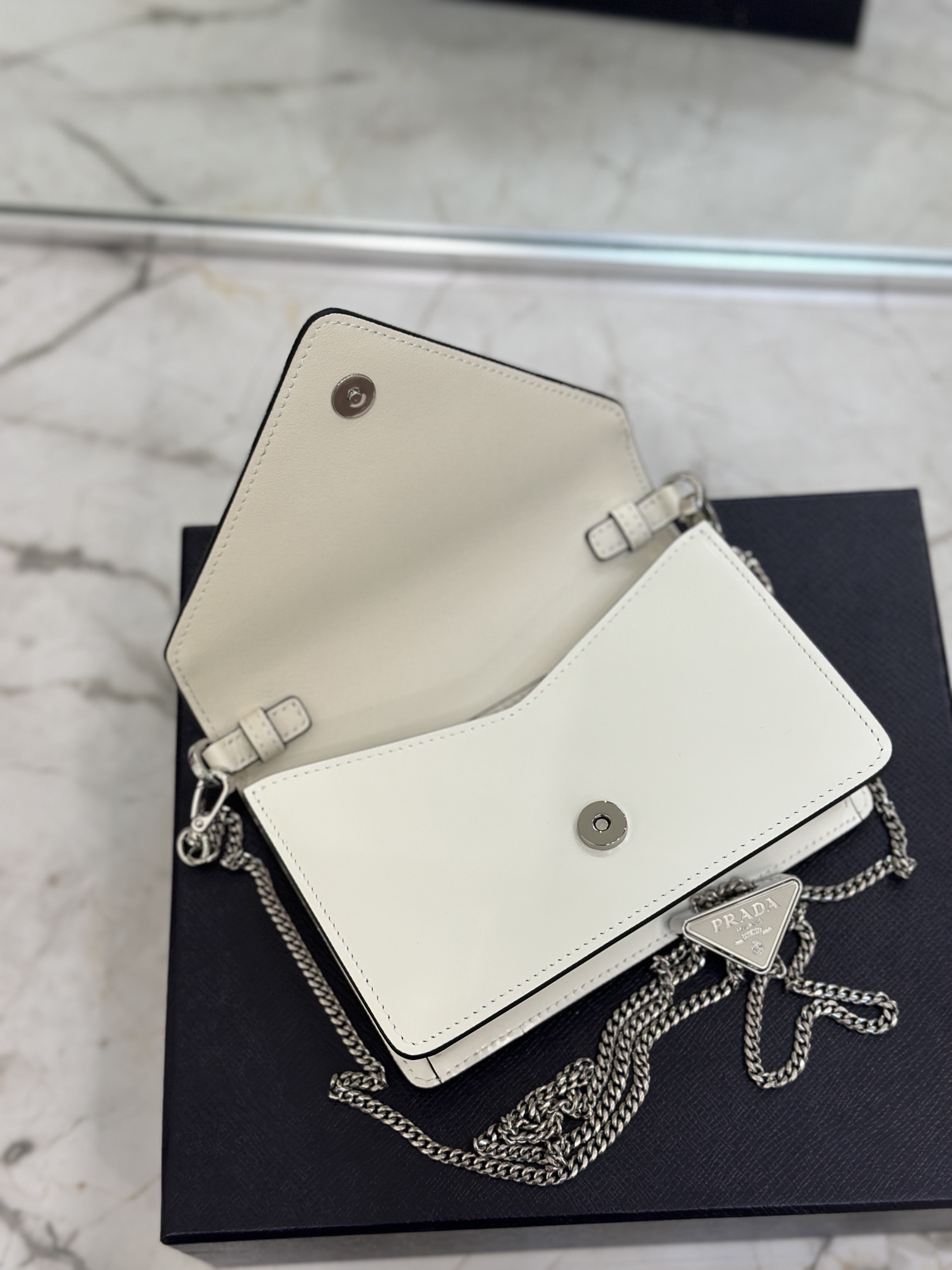 Large Triangular Flap Bag, Style Number: 1BH189