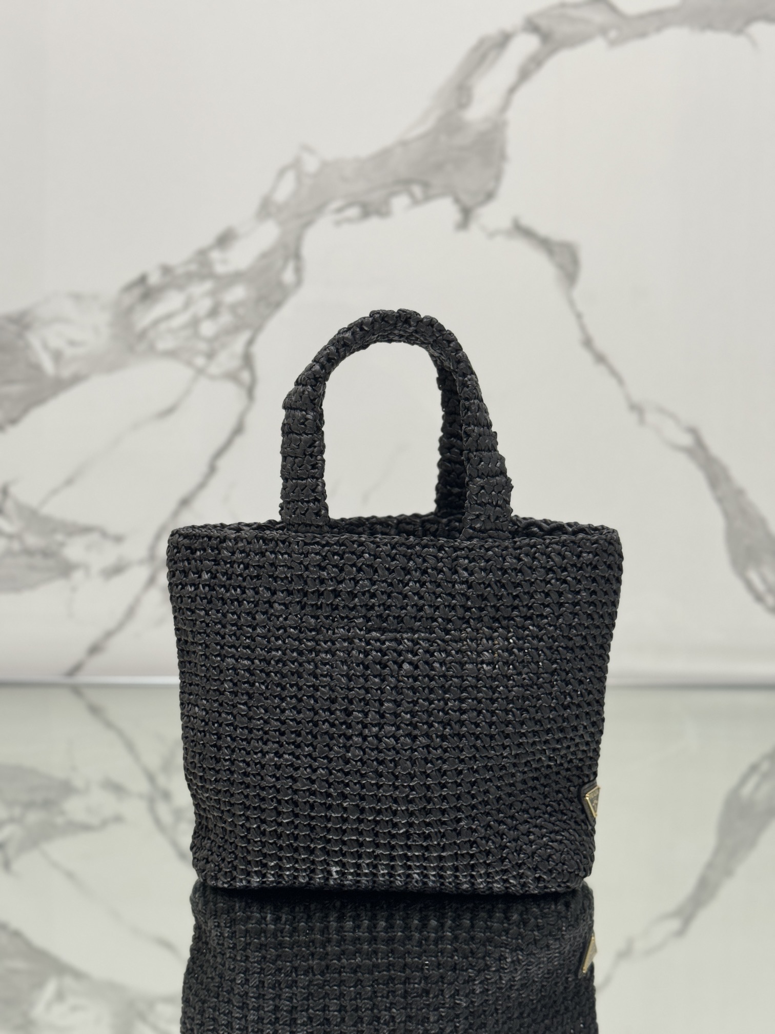 Woven Tote Bag (Small) Imported Raffia Design, Style Number: 1BG422